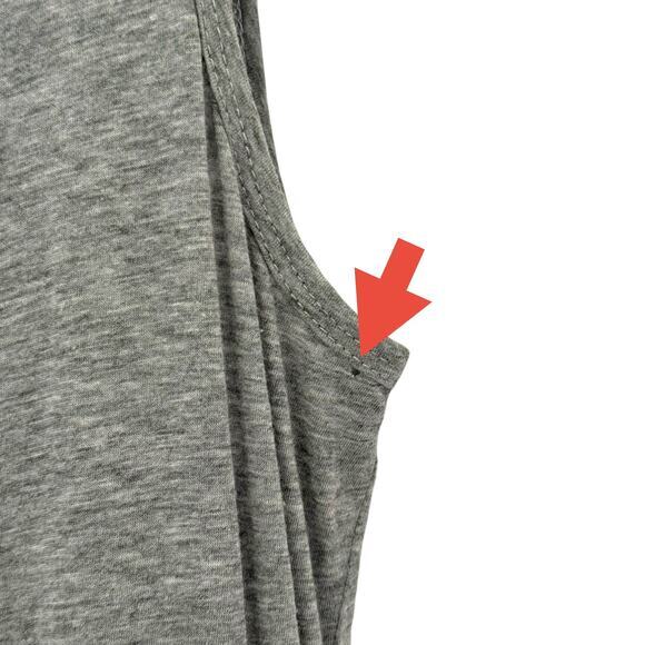 Johnny Was 4 Love And Liberty Tiered Tank Maxi Dress Grey/Cream Size Small S - Picture 7 of 8